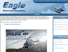 Tablet Screenshot of eaglerotorcraftsimulations.com